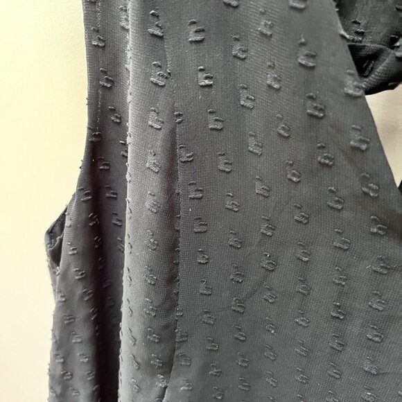 BCBGeneration Black Swiss Dot Dress- Size M - Picture 5 of 5